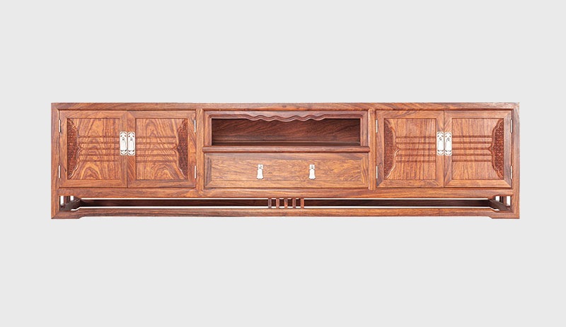 三亚刺猬紫檀电视柜低柜现代中式全实木电视柜客厅高低柜